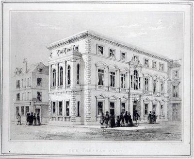 Der Gresham Club, graviert von J.R. Jobbins, ca. 1845-50 von English School